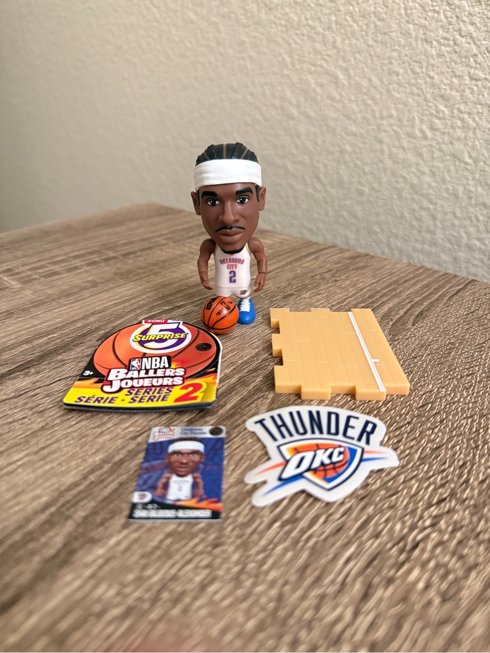 Like-New! NBA Ballers Series 2 Shai Gilgeous-Alexander OKC Thunder White Jersey